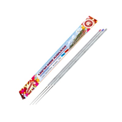 Триколор 300 мм. Бенгальские огни цветные купить в Мензелинске | menzelinsk.salutsklad.ru