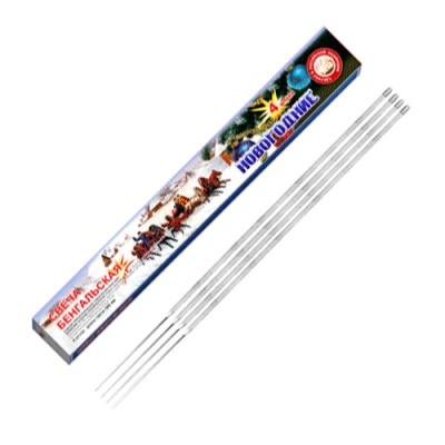Новогодние 300-4 мм. Бенгальские огни купить в Мензелинске | menzelinsk.salutsklad.ru