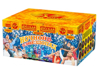 Ночной звездопад Комбинированный Фейерверк купить в Мензелинске | menzelinsk.salutsklad.ru
