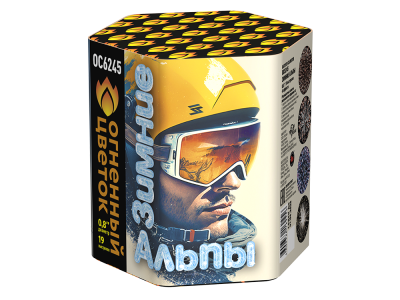 Зимние Альпы Батарея салютов купить в Мензелинске | menzelinsk.salutsklad.ru