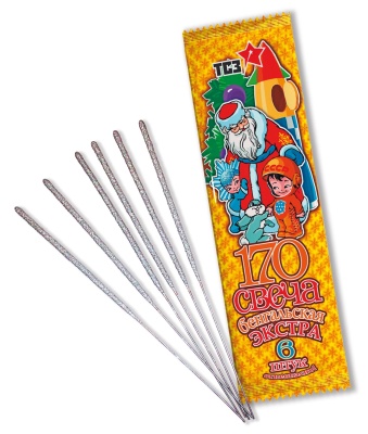 170 мм. Экстра Бенгальские огни купить в Мензелинске | menzelinsk.salutsklad.ru