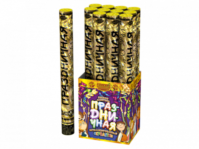 Праздничная 50 Пневматическая хлопушка купить в Мензелинске | menzelinsk.salutsklad.ru