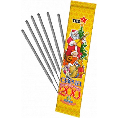 200 мм. Бенгальские огни купить в Мензелинске | menzelinsk.salutsklad.ru