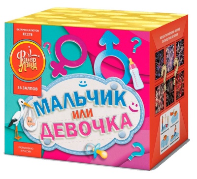 Мальчик или девочка М Фейерверк купить в Мензелинске | menzelinsk.salutsklad.ru